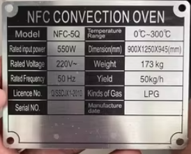 Label Plate